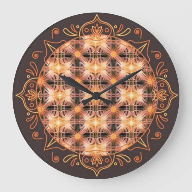 Patterns of Light Wall Clock (Front)
