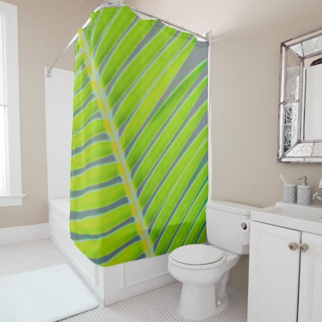 Patterns of Palms Shower Curtain (In Situ)