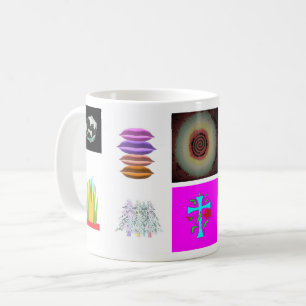 Patterns pictures and art a varied lot coffee mug