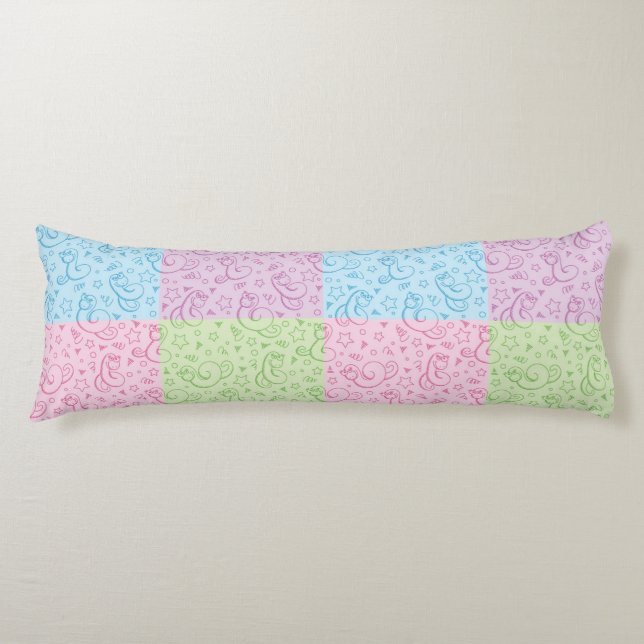 patterns with snakes body cushion (Front)