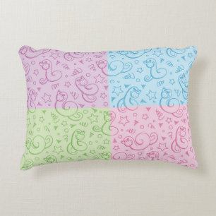 patterns with snakes decorative cushion