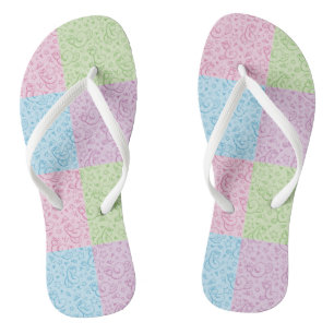 patterns with snakes flip flops
