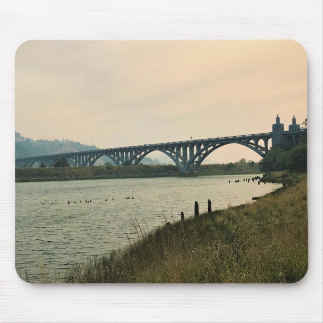 Patterson Bridge, Gold Beach, Oregon Mouse Mat (Front)