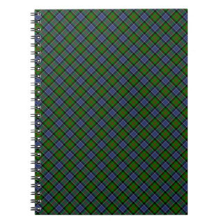 Patterson Clan Tartan Designed Print Notebook