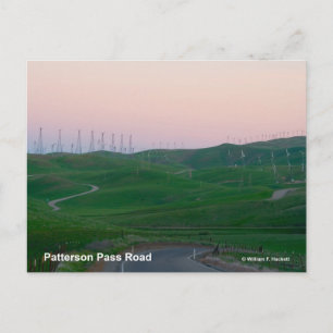 Patterson Pass Road California Products Postcard