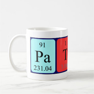 Patti periodic table name mug