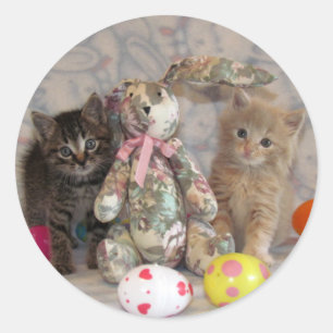 Patton and Buffington Cat / Kitten Stickers