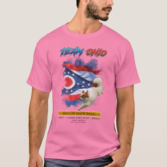 Patty Bisker MEDIUM Tshirt - Jumping Photo (Front)