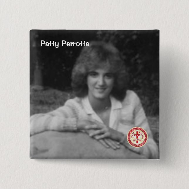 Patty Perrotta 15 Cm Square Badge (Front)