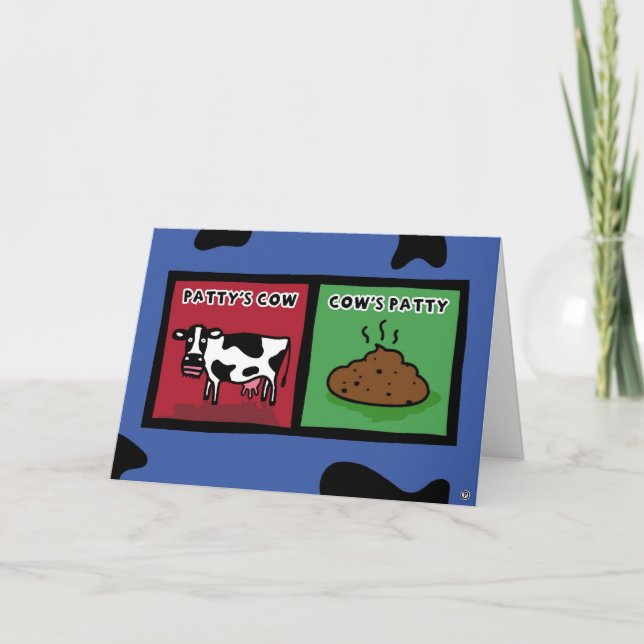 patty's cow card (Front)