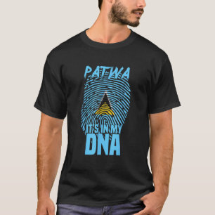 Patwa It s In My DNA Creole Saint Lucian Saint Luc T-Shirt