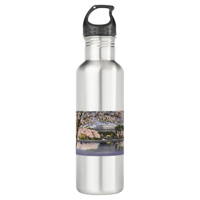 PAU44 Lincoln Memorial.tif 710 Ml Water Bottle (Front)