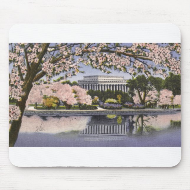 PAU44 Lincoln Memorial.tif Mouse Mat (Front)