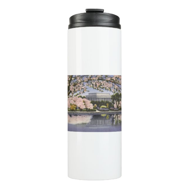 PAU44 Lincoln Memorial.tif Thermal Tumbler (Front)