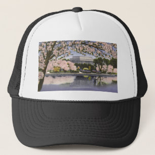 PAU44 Lincoln Memorial.tif Trucker Hat