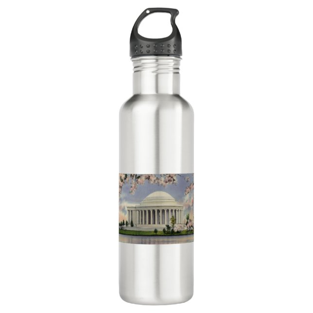 PAU47 Jefferson Memorial 1.tif 710 Ml Water Bottle (Front)