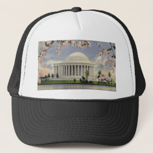 PAU47 Jefferson Memorial 1.tif Trucker Hat