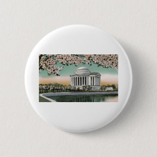 PAU48 Jefferson Memorial 2.tif 6 Cm Round Badge