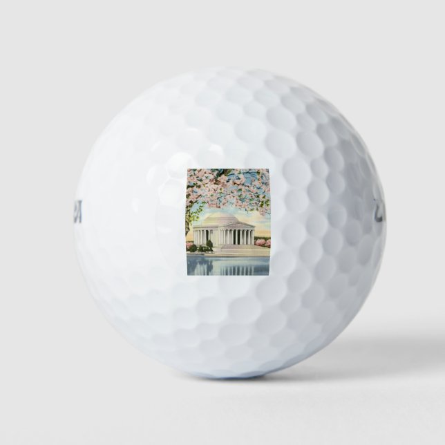 PAU49 Jefferson Memorial 3.tif Golf Balls (Front)