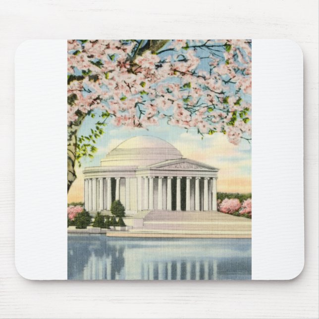 PAU49 Jefferson Memorial 3.tif Mouse Mat (Front)