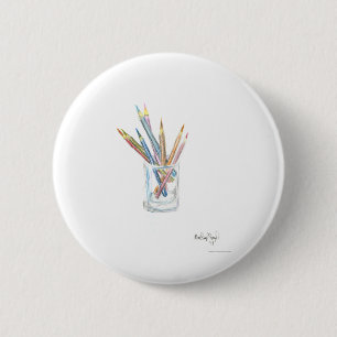 PAU50 Pencils 1.tif 6 Cm Round Badge