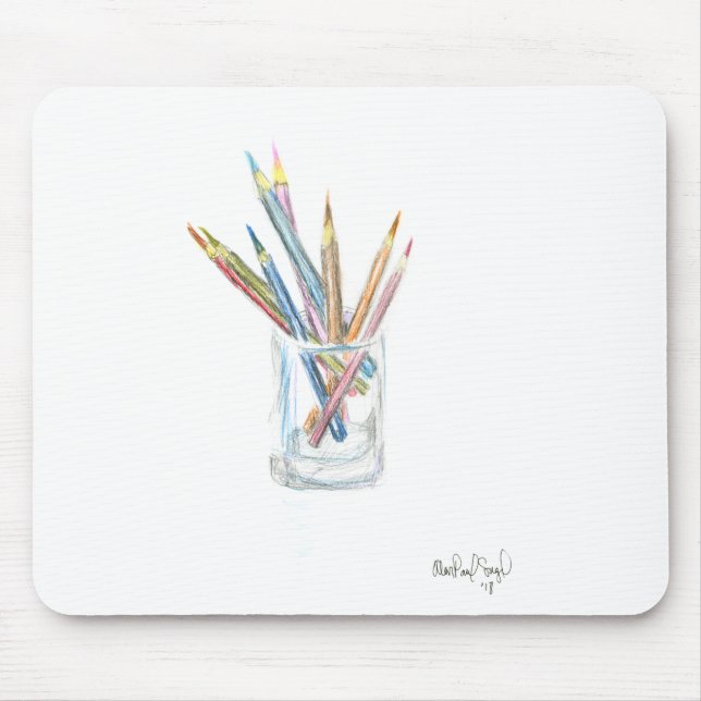 PAU50 Pencils 1.tif Mouse Mat (Front)