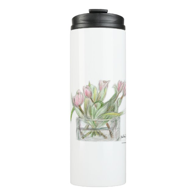 PAU58 Flower 1.tif Thermal Tumbler (Front)