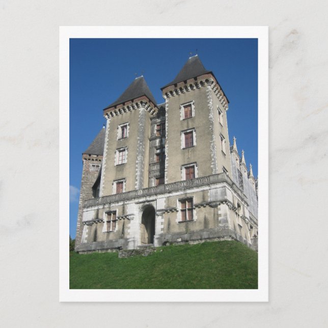 Pau castle postcard (Front)