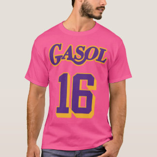 Pau Gasol Retired Jersey Tribute T-Shirt