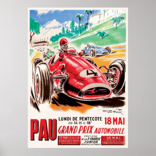 PAU Grand Prix 1959 Poster