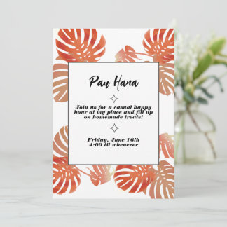 Pau Hana Invites