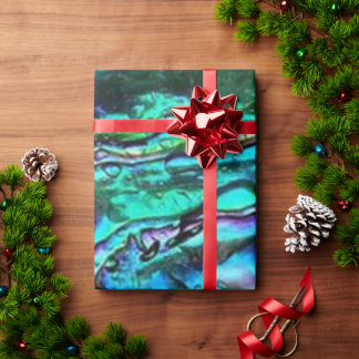 Paua Abalone Shell Wrapping Paper