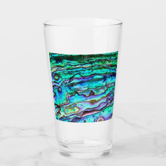 Paua Shell Abalone Glass tumbler