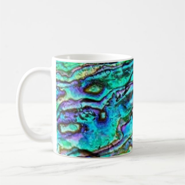 Paua Shell Abalone Mug (Left)