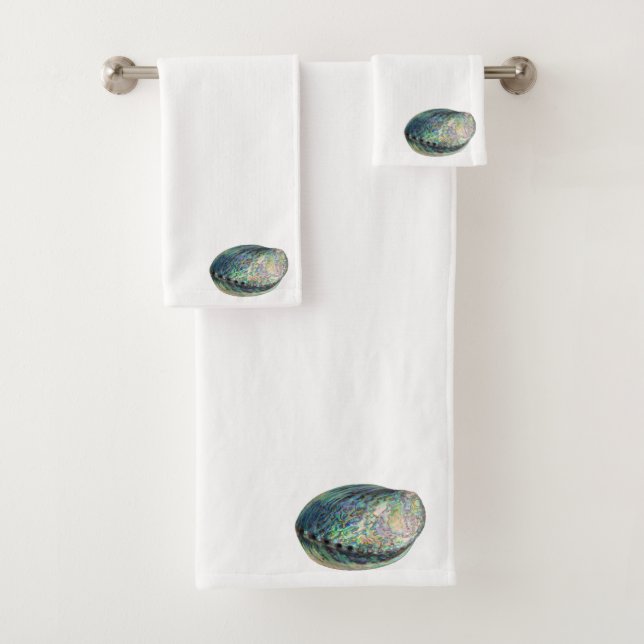 Paua Shell Towel Set (Insitu)