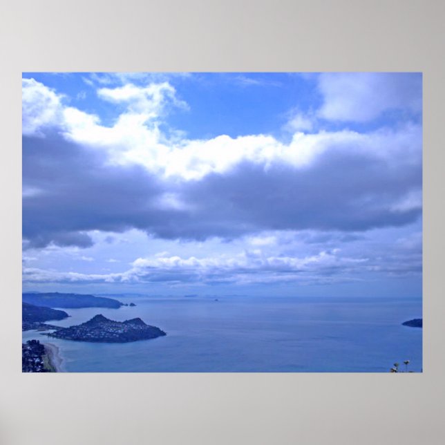 Pauanui Looking North to Mt Paku Poster (Front)