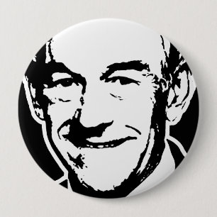 PAUL 10 CM ROUND BADGE