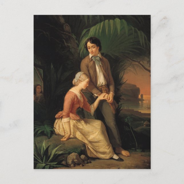 Paul and Virginie Postcard (Front)