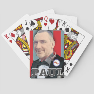 Paul Birthday Image - 60 6 Cm Round Badge Square Playing Cards