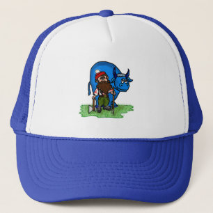 Paul Bunyan and Babe Blue Ox Cap