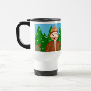 Paul Bunyan Illustrated Mug