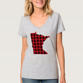 Paul Bunyan Plaid Minnesota tee shirt