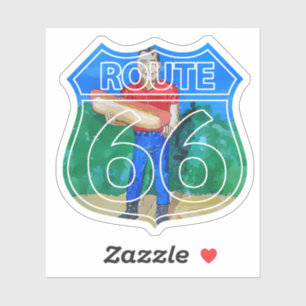 Paul Bunyon Hot Dog man on route 66