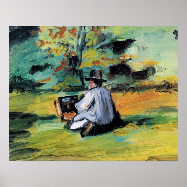 Paul Cezanne - A Painter at Work,  Poster (Front)