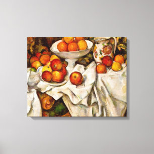 Paul Cezanne Apples Oranges Impressionism Canvas Print