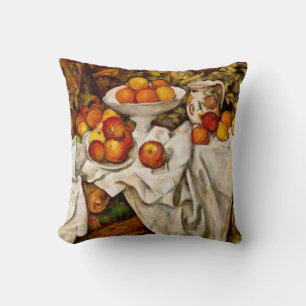 Paul Cezanne Apples Oranges Impressionism Cushion