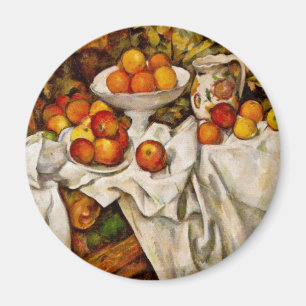 Paul Cezanne Apples Oranges Impressionism Magnet
