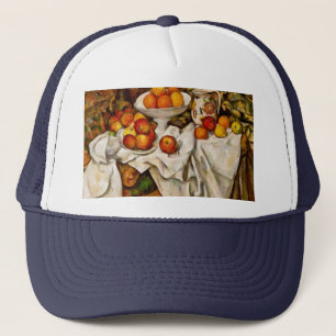 Paul Cezanne Apples Oranges Impressionism Trucker Hat
