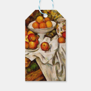Paul Cezanne Apples Oranges Print Impressionism Gift Tags