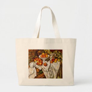 Paul Cezanne Apples Oranges Print Impressionism Large Tote Bag